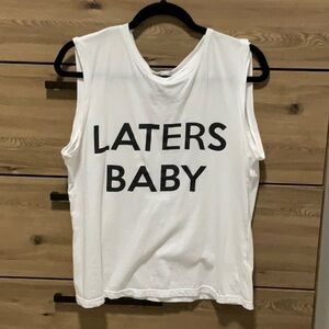 Friend of Mine ‘Laters Baby’ Muscle Tank US 4